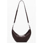 Brown Polyethylene Women Handbag