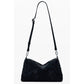Black Polyethylene Women Handbag