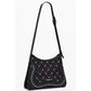 Black Polyethylene Women Handbag