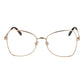 Gold Women Glasses Frame