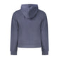 Blue Cotton Women Sweater