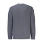 Blue Cotton Men Sweater