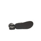 Black Cowhide Men Sandal
