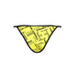 Yellow Elastane Swimwear