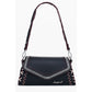 Black Polyethylene Women Handbag