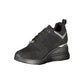Black Polyester Women Sneaker