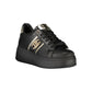 Black Polyester Women Sneaker