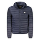 Blue Polyester Men Jacket