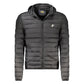 Black Polyester Men Jacket