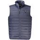 Blue Polyester Men Jacket