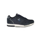 Blue Leather Men Sneaker