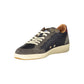 Blue Leather Men Sneaker