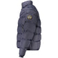 Blue Polyamide Men Jacket