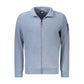 Blue Polyester Men Sweater