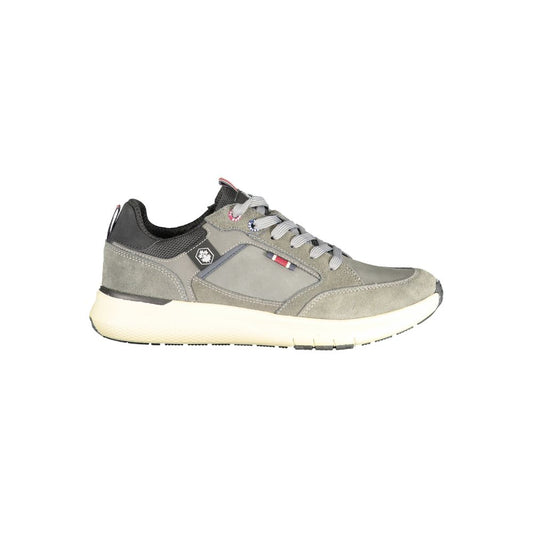 Gray Polyester Sneaker