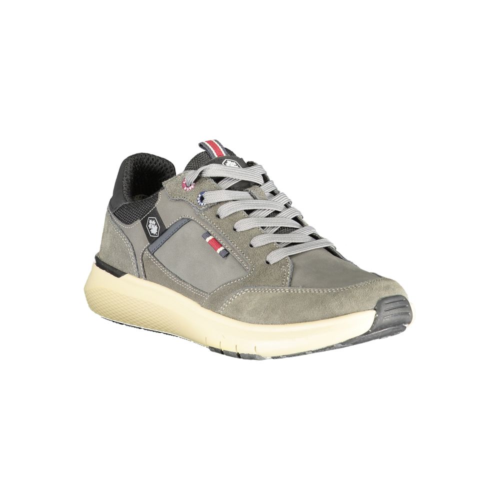 Gray Polyester Sneaker
