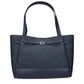 Blue Fabric Shoulder Bags