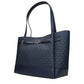 Blue Fabric Shoulder Bags