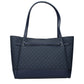 Blue Fabric Shoulder Bags