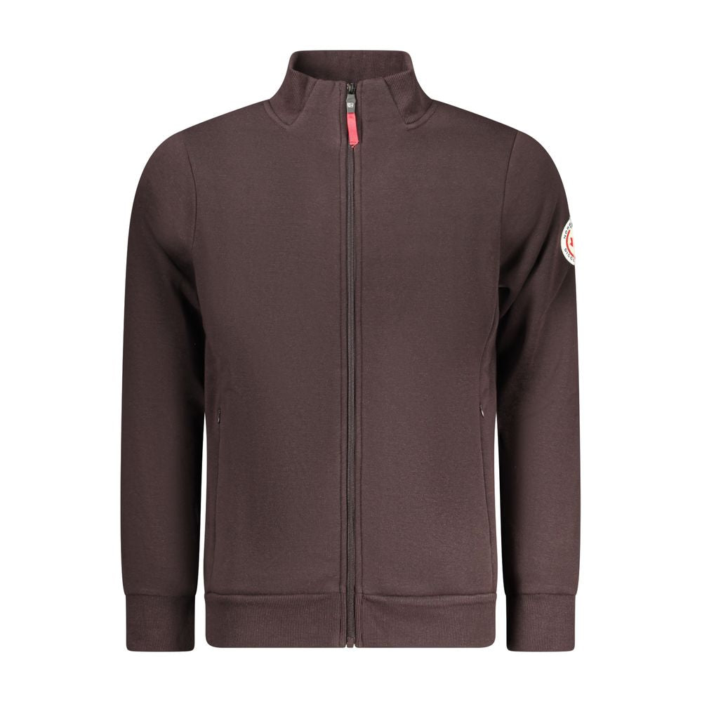 Brown Cotton Sweatshirt