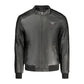 Black Polyester Men's Jacket