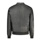 Black Polyester Men's Jacket