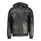 Black Polyester Men's Jacket