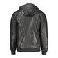 Black Polyester Men's Jacket