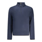 Blue Polyester Men Sweater