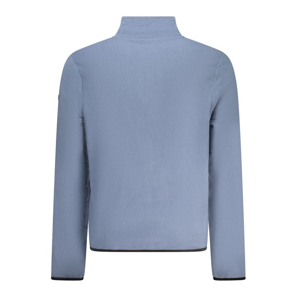 Blue Polyester Men Sweater