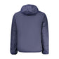 Blue Polyester Men Jacket