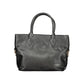 Black PVC Women Handbag