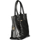 Black PVC Women Handbag