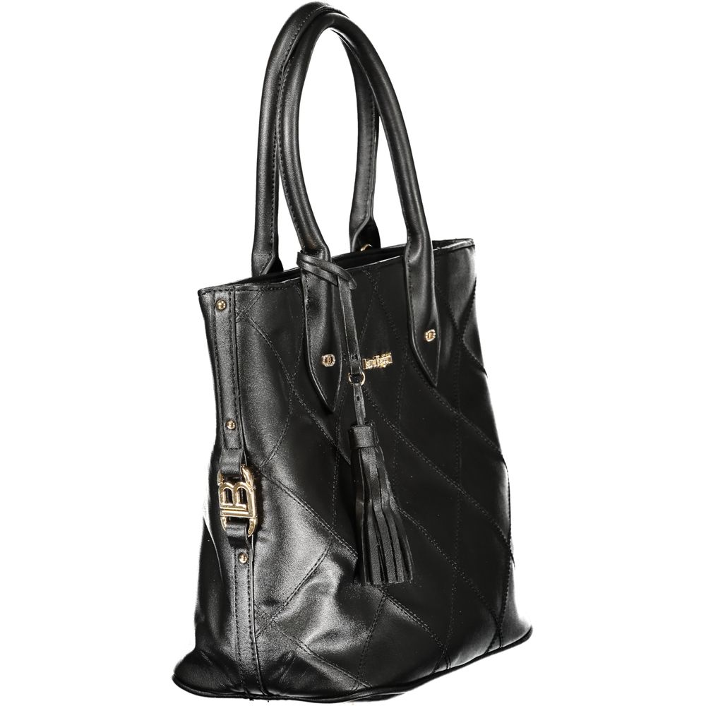 Black PVC Women Handbag