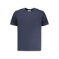 Blue Cotton Men T-Shirt