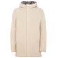 White Polyester Jackets & Coat