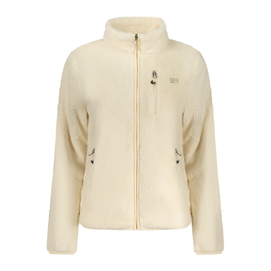 White Polyester Sweatshirt