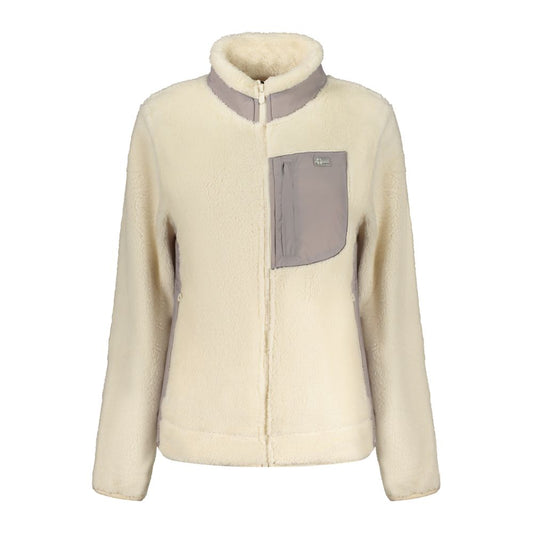 White Polyester Sweatshirt