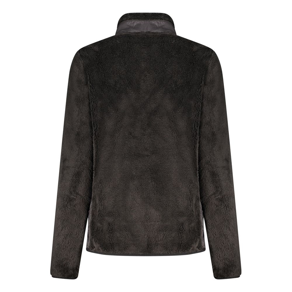 Black Polyester Sweatshirt