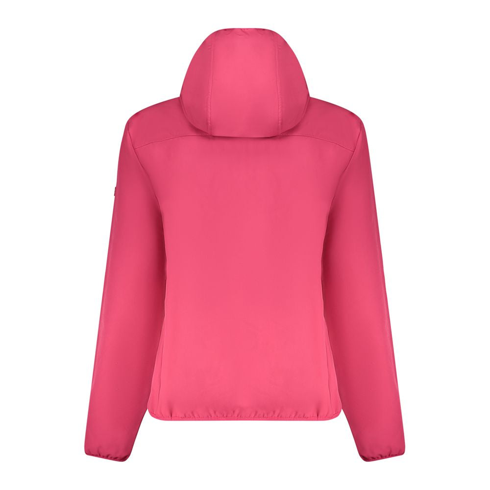 Pink Polyester Jackets & Coat