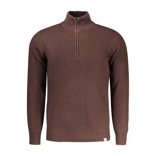 Brown Nylon Sweater