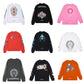 Chrome Heart Kro 伈 collection of high-quality double-yarn pure cotton printed long-sleeved T-shirts